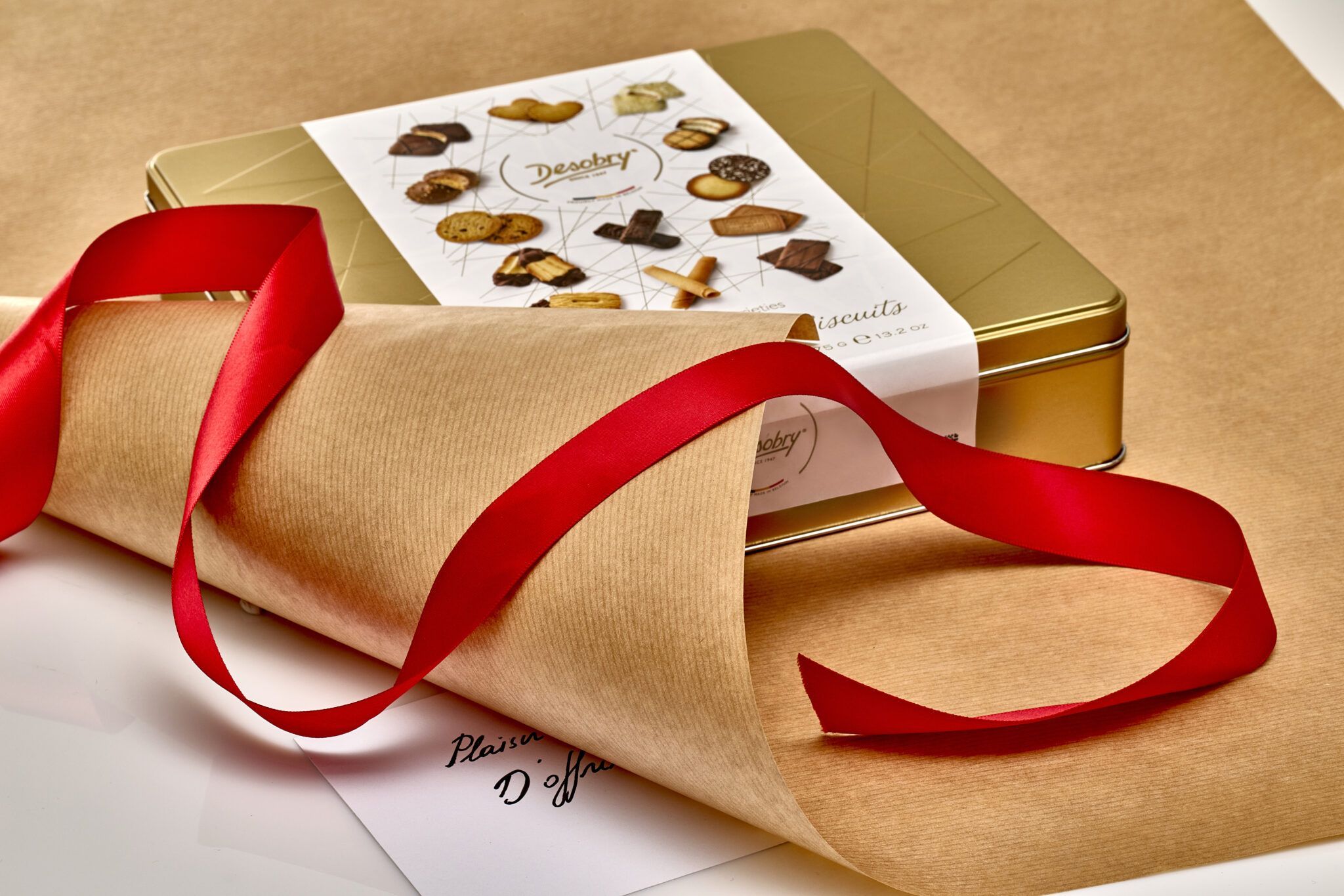 verpackte Desobry-Geschenkbox