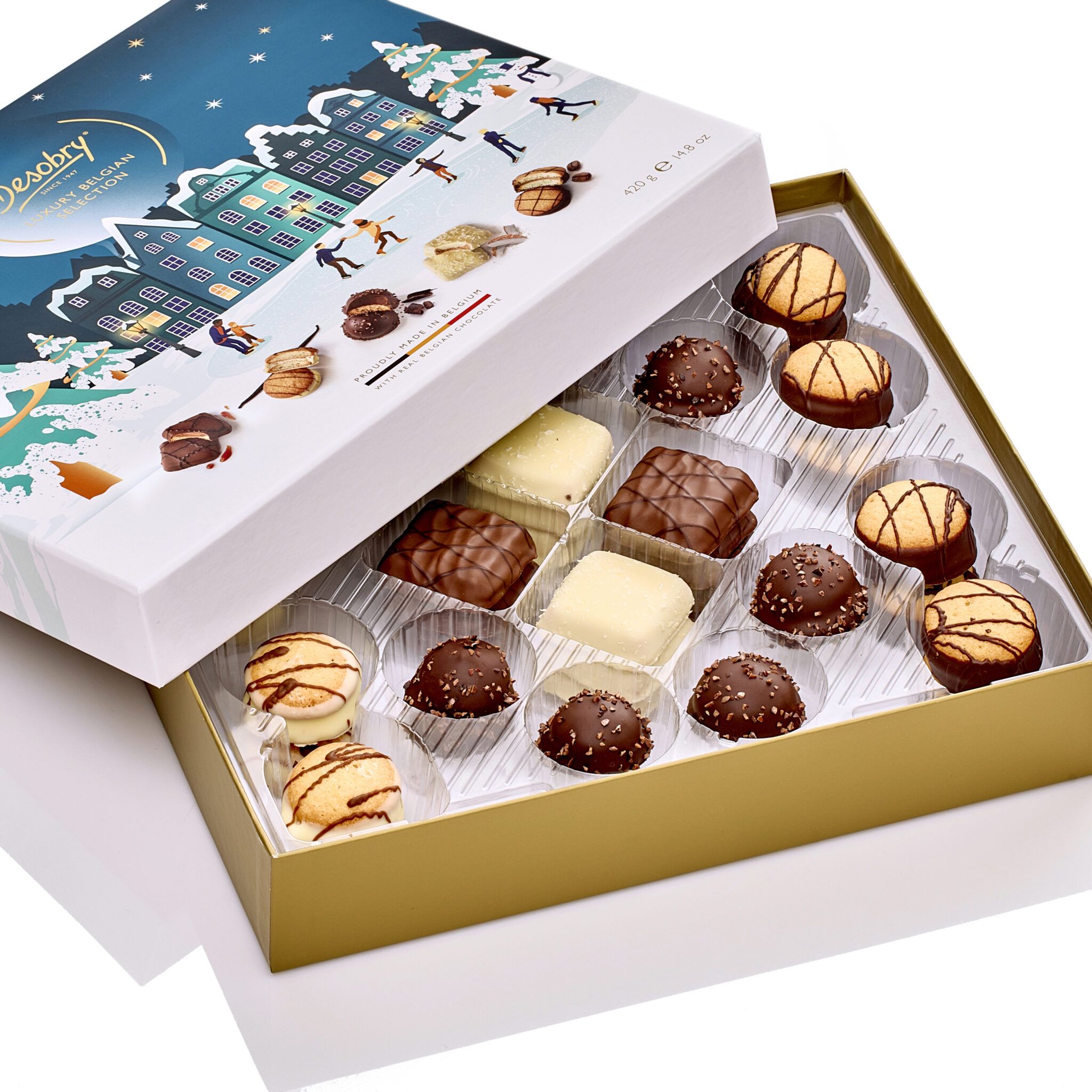 luxury belgian winter boite ouverte